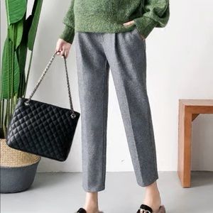 maternity wool pants